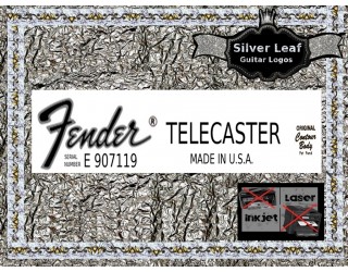 Fender Telecaster Made in USA Guitar Decal 86s
